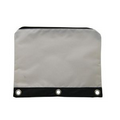 Solid Colored Nylon Pouch - White